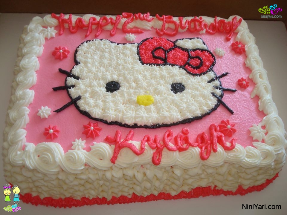 کیک تولد هلو کیتی