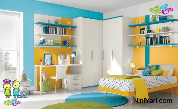 blue-yellow-bedroom-decor-amazing-design-with-stylish-kids-bedroom-designs-blue-yellow-white-bedroom-decor-on-bedroom