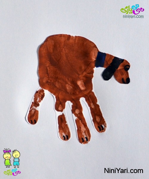 نقاشی انگشتی حیوانات